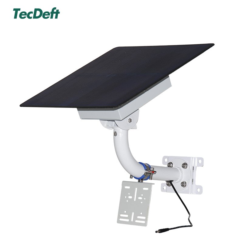 TecDeft Highway road Orchard farm Security Solar Surveillance Camera Photovoltaic Power Solar CCTV Monitor Energy System