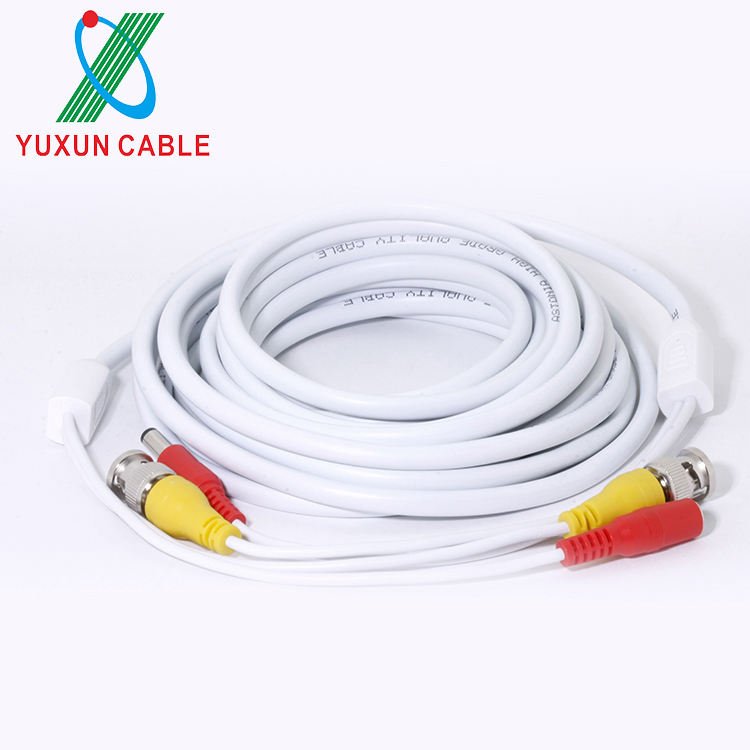 75ohm 305m mini RG59 BNC connector with DC Power connector Coaxial Cable