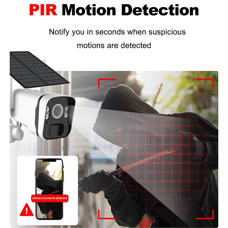 4k 4 channel 8k monitoring 8mp poe ip surveillance solar ai nvr home wireless security cctv camera system for farm business