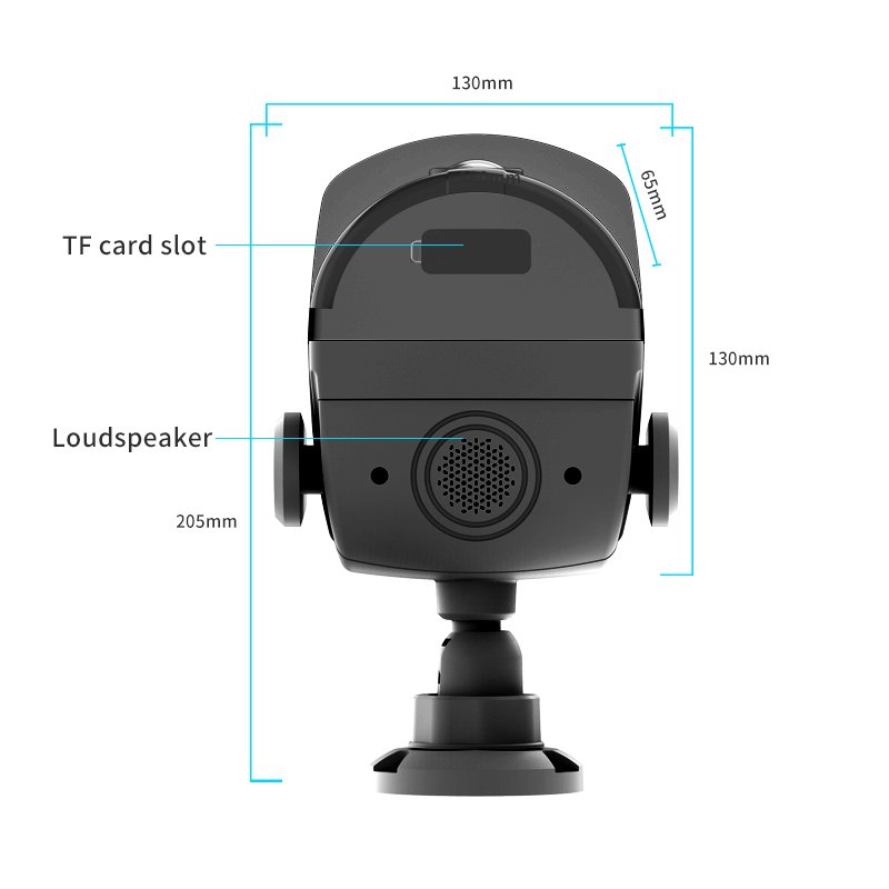 C 360 degree outdoor electronic PTZ Smart Wifi Camera full color security camera system outdoor waterproof ip 66 cctv camera