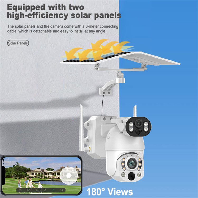Rscamtom Corporate Security Advanced Surveillance 5K Camera 50X Zoom 4G Network High-Tech Surveillance