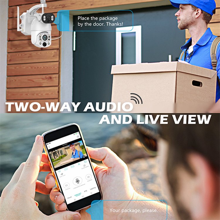 Rscamtom Corporate Security Advanced Surveillance 5K Camera 50X Zoom 4G Network High-Tech Surveillance