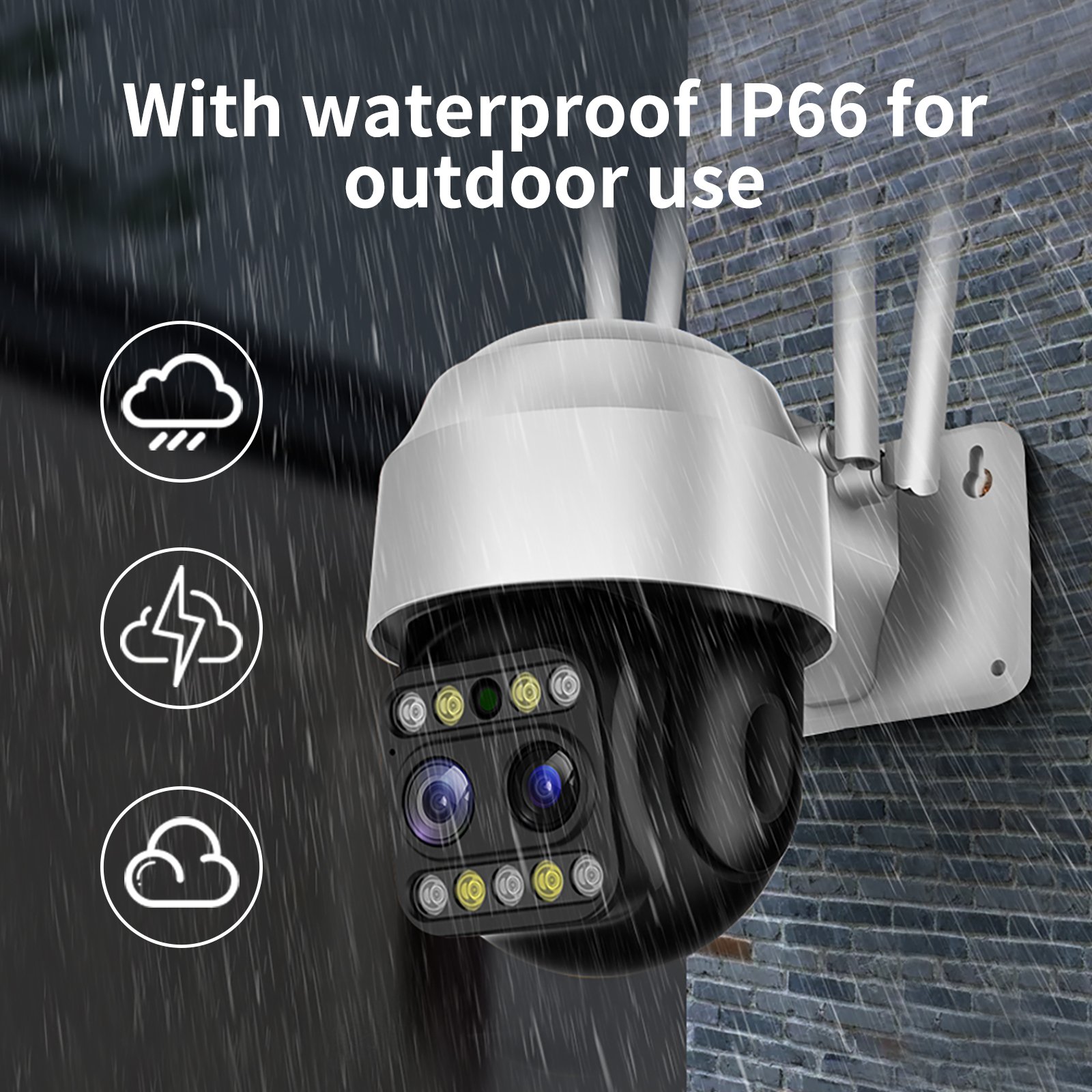 5X Zoom 1080P Smart Surveillance System Wireless Security ptz dome Outdoor 2mp yoosee Home Security Camera