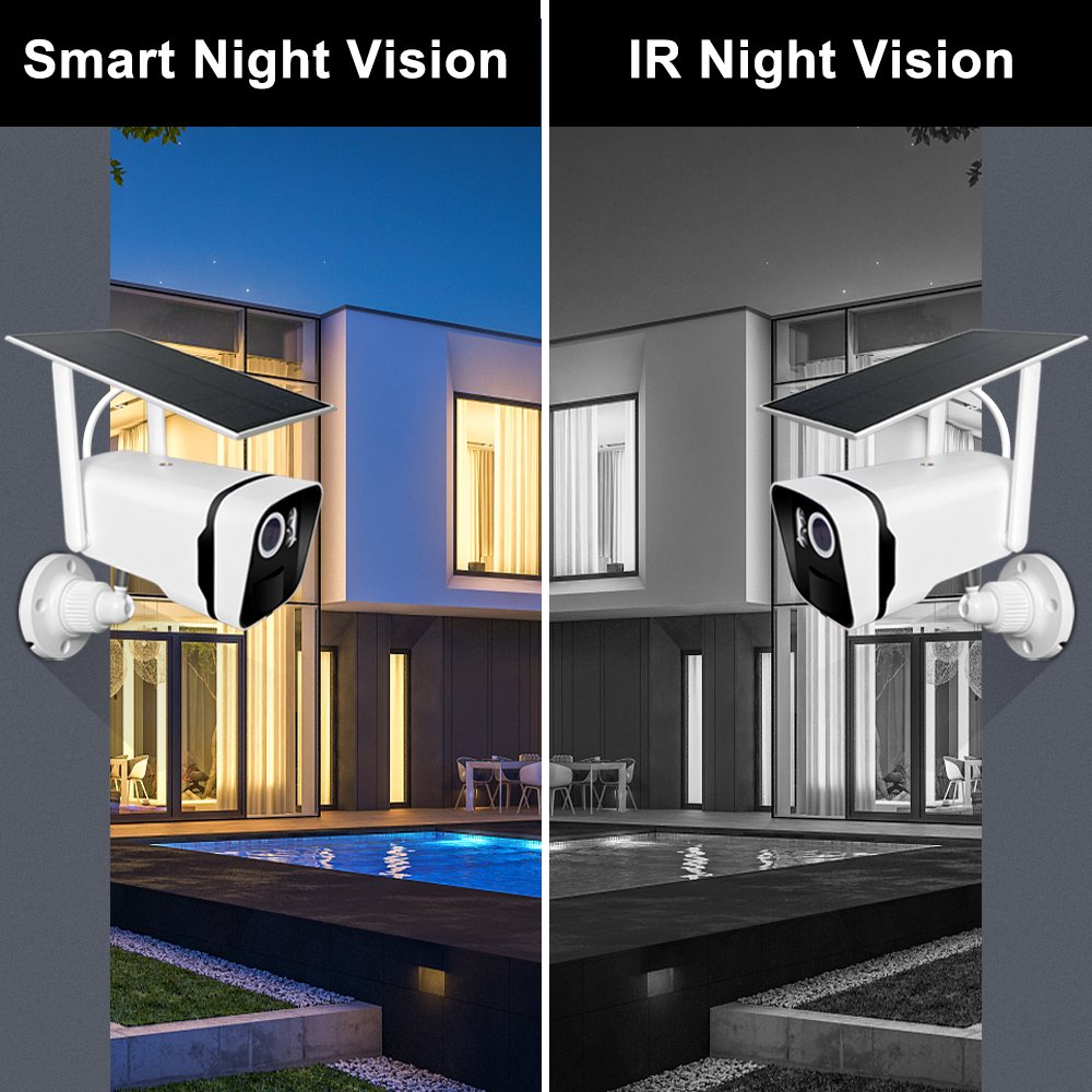 8CH Solar Wifi Camera Cctv System 4MP Home Wireless Security Camera Surveillance System Solar NVR kit