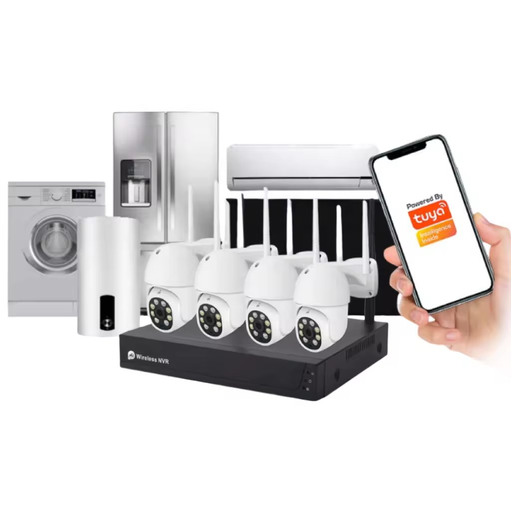 360 panoramic view 4CH DVR Kit CCTV System Security Camera With dustproof Waterproof 4 Camera System Outdoor Surveillance Camera