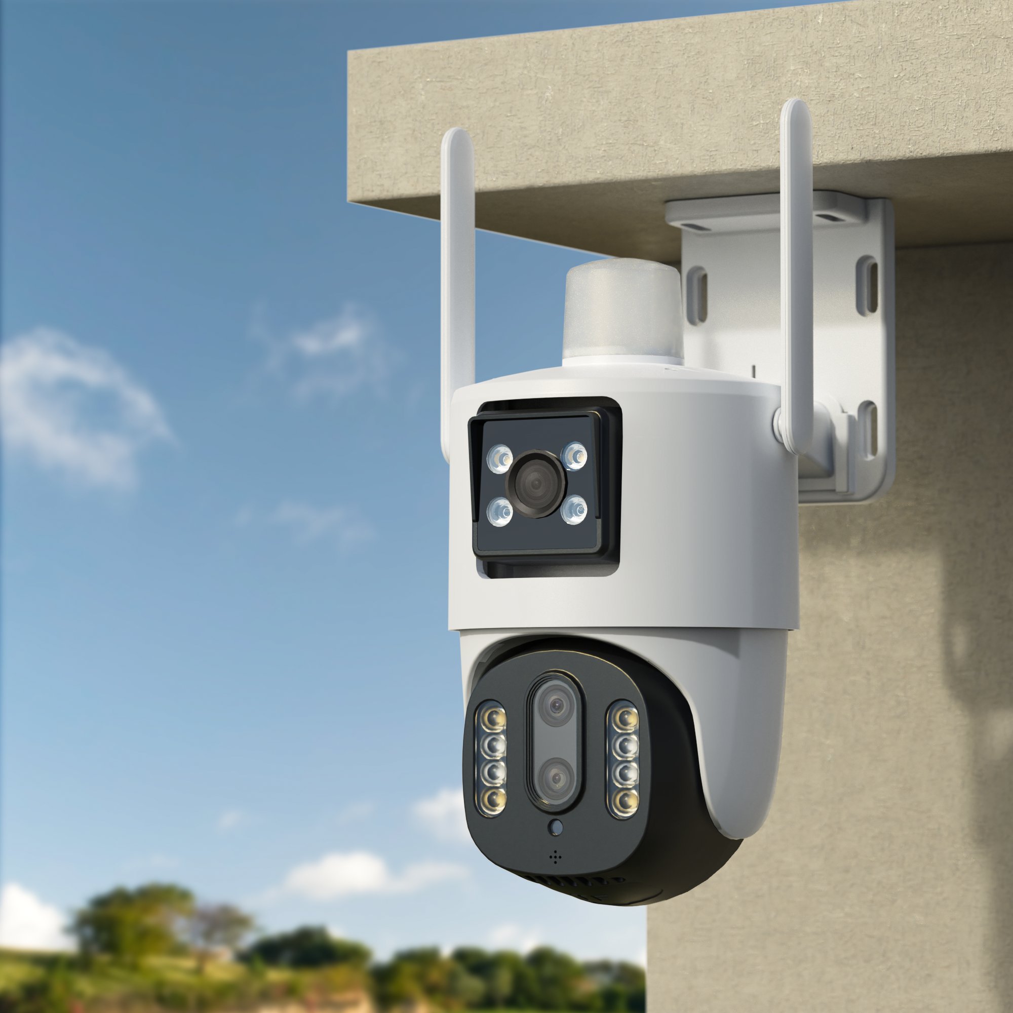 Jortan Smart outdoor 4mp Wifi Ip Camera Surveillance Security System Outdoor Ptz Security Camera Wireless Cctv Camera wire-free