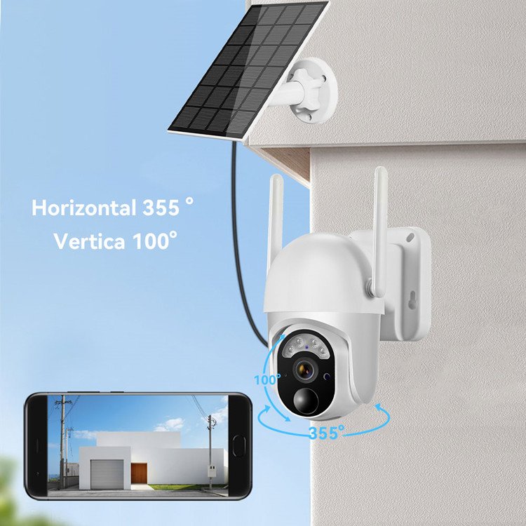 Factory Price Solar Power 3MP Cctv System Outdoor Tuya Wifi Surveillance Wireless Security Cameras