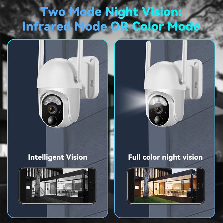 Factory Price Solar Power 3MP Cctv System Outdoor Tuya Wifi Surveillance Wireless Security Cameras