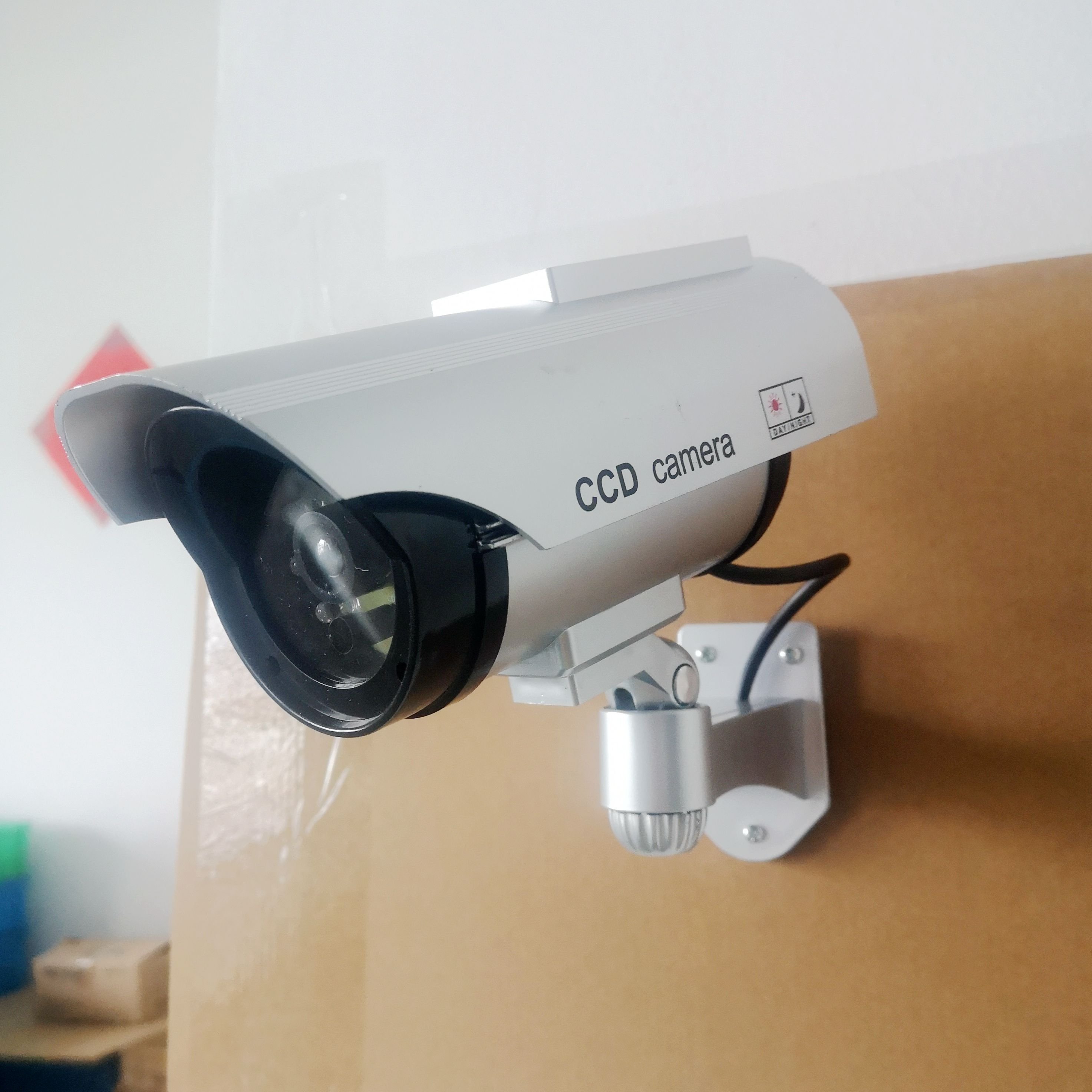 Solar Power Fake Dummy Security CCTV Camera Waterproof IR LED Surveillance Camera