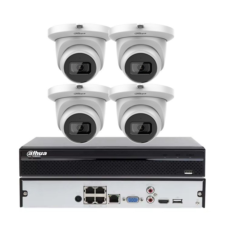 IPC-HDW2849T-S-IL Dahua Water proof IP67 Poe 8megapixels full color indoor outdoor Eyeball ip poe cctv home security Camera
