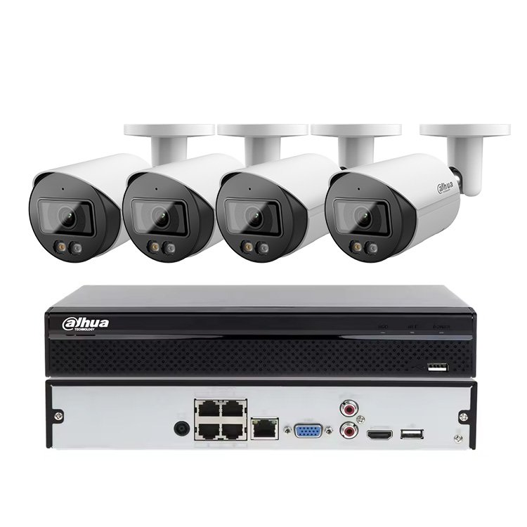IPC-HDW2849T-S-IL Dahua Water proof IP67 Poe 8megapixels full color indoor outdoor Eyeball ip poe cctv home security Camera