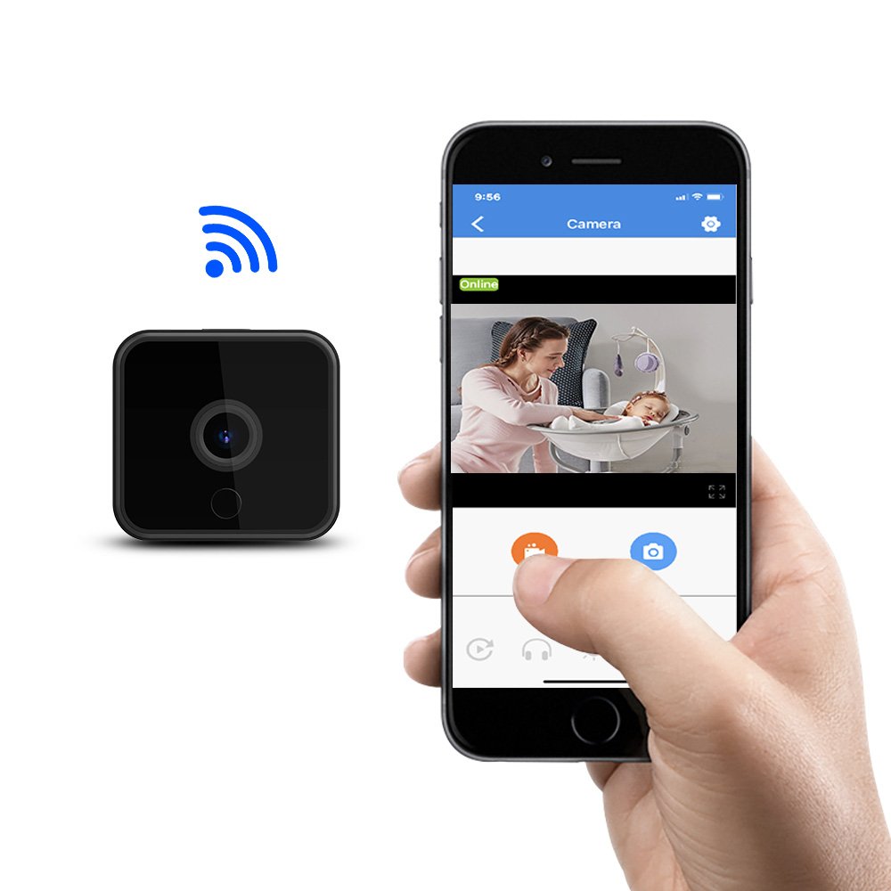 Supplier Infrared fill light 8MP CMOS Motion Detection 1080p mini wifi and ip cctv camera system wireless mini camera