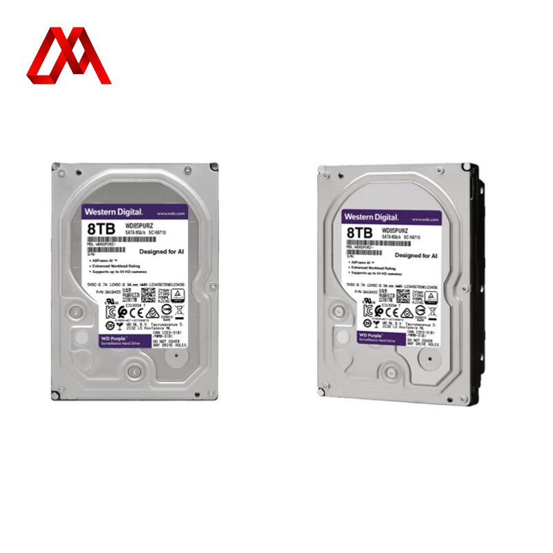 China Manufacturer For WD 8TB Purple Hard Drive - Model WD85PURZ, High-Capacity HDD for Surveillance Systems