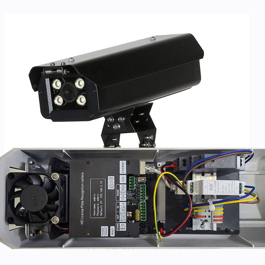 Security LPR smart parking system with automatic recognition camera and ip camera for China product