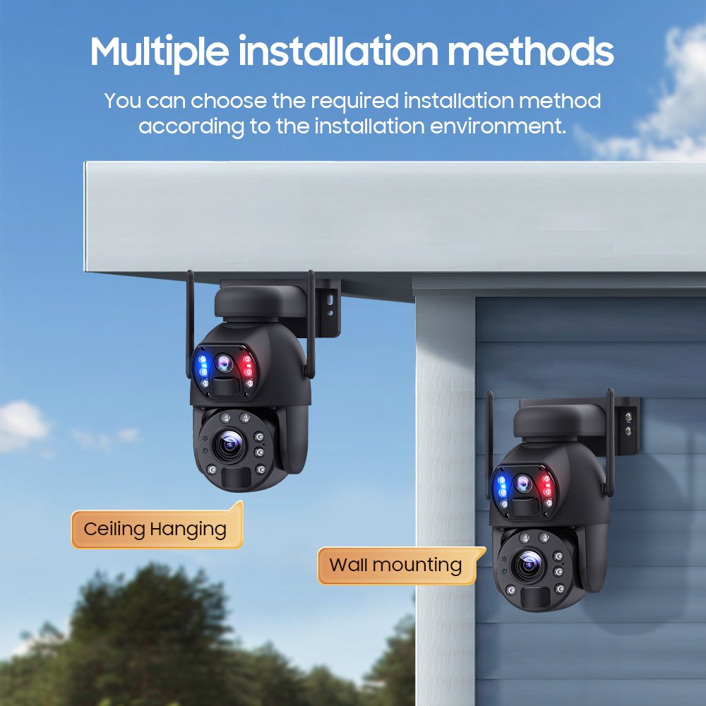 Wistino 6MP 20X Zoom ultra high definition outdoor waterproof auto tracking solar 4g wireless sim cctv camera