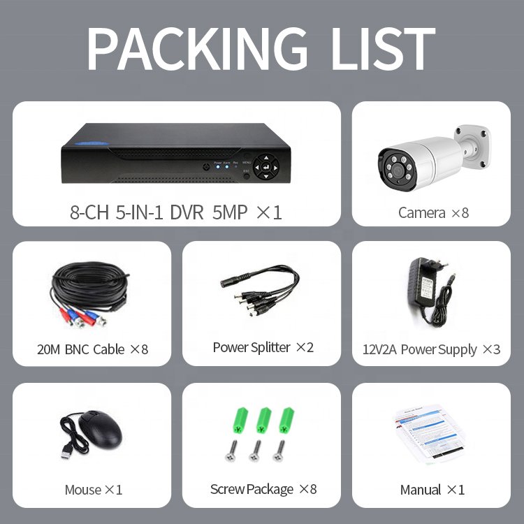 8ch Fuvision outdoor Bullet Wire POE CCTV systems kit 4mp ip poe smart home video camera security cam set surveillance system