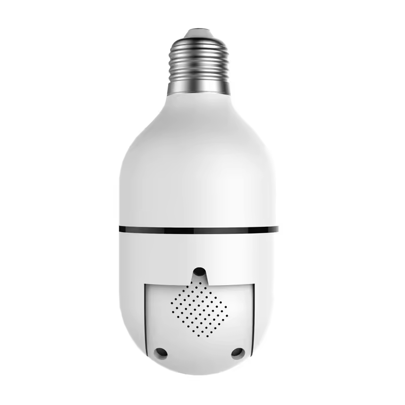 New Arrival Home Security PTZ IP Camera Auto Track Light Bulb Two Way Voice Intercom 1080P Full Color Wireless Security Cameras