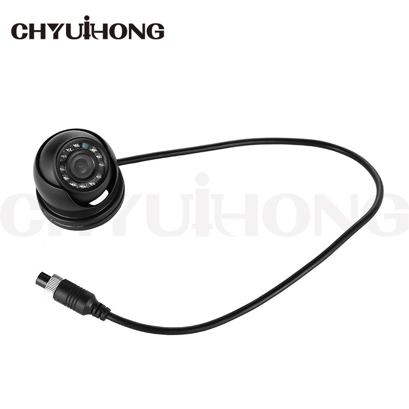 HD video surveillance metal dome in-car infrared night vision car camera for Bus
