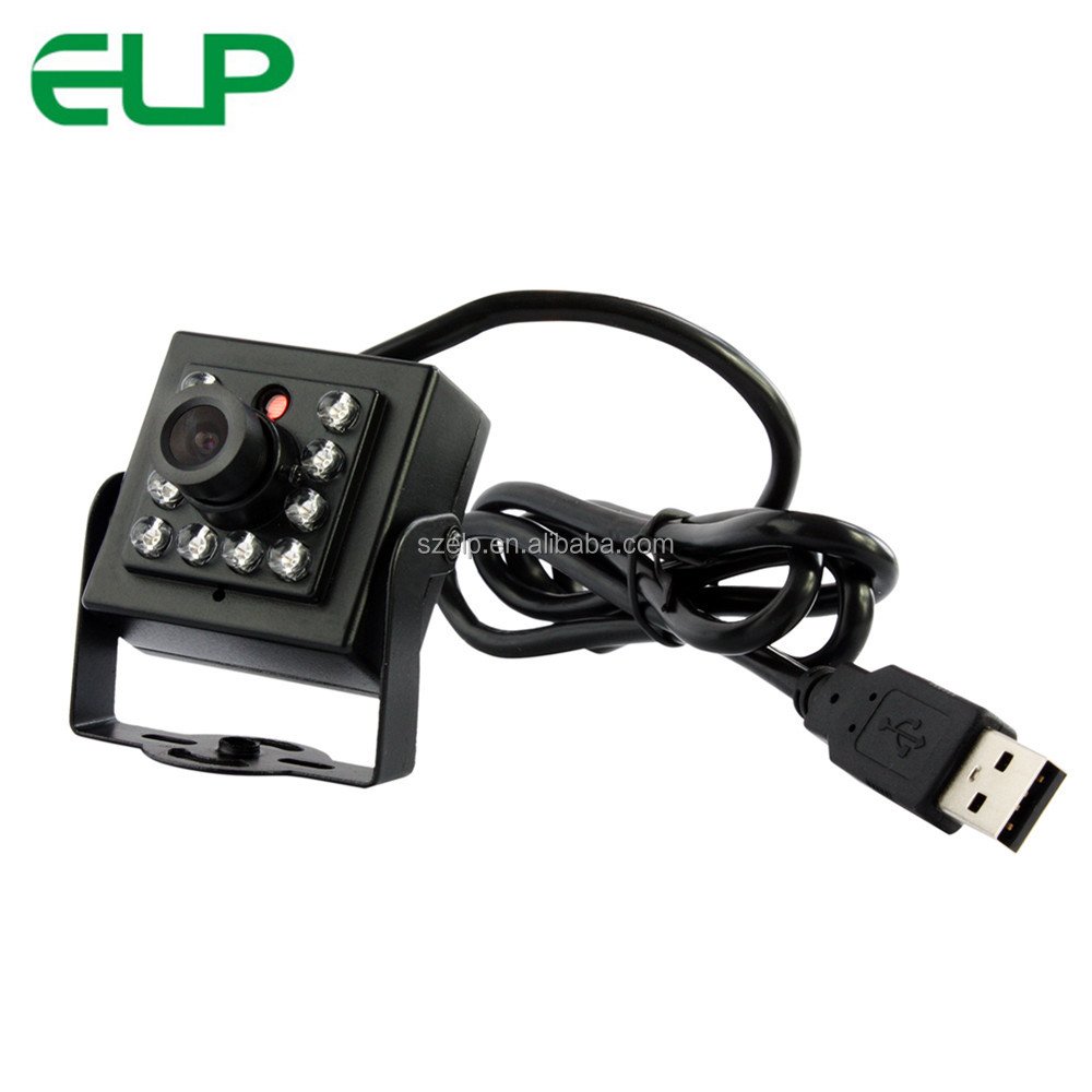 ELP 1080p H.264 Sony IMX323 Sensor low light mini IR usb camera linux with microphone for video surveillance in car