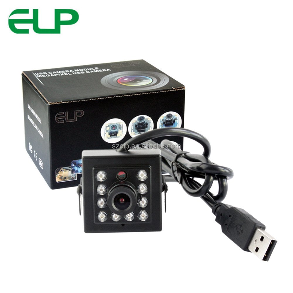 ELP 1080p H.264 Sony IMX323 Sensor low light mini IR usb camera linux with microphone for video surveillance in car