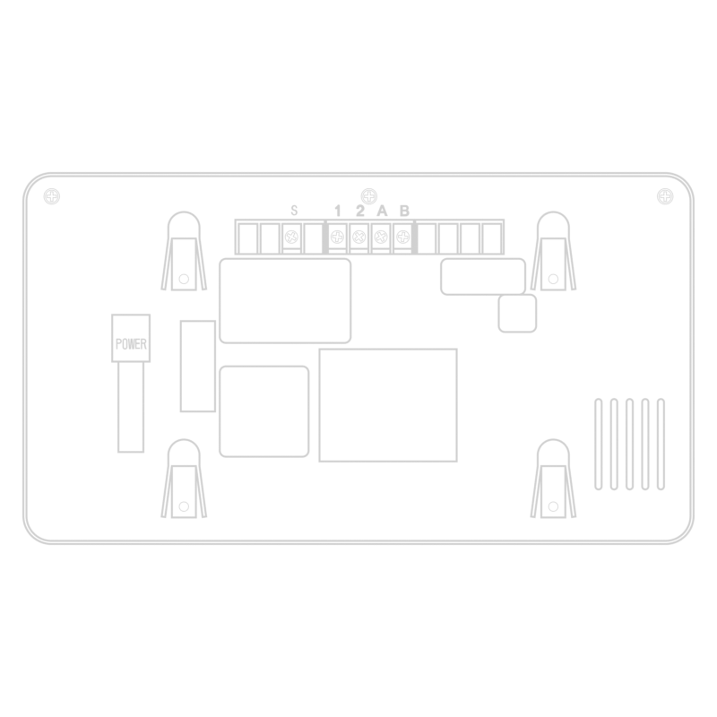 2 Wires Mirror Access Control Villa Entry Phone outdoor unit and Outdoor Unit Weatherproof doorbell Video Door Phone For Home