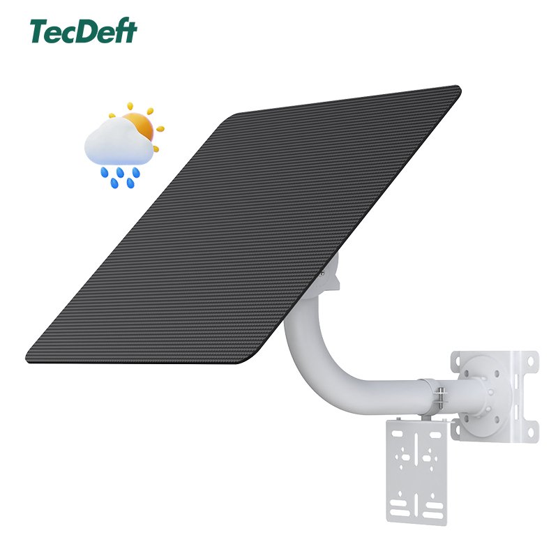 TecDeft Solar Pump System For Agriculture Irrigation Off-grid Mini 5V Solar Panel With Battery 30W60AH For Outdoor DC12V
