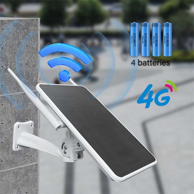 Rscamtom Solar WiFi System for Solar Powered Remote Monitoring Outdoor Waterproof Battery Wireless 4G Router