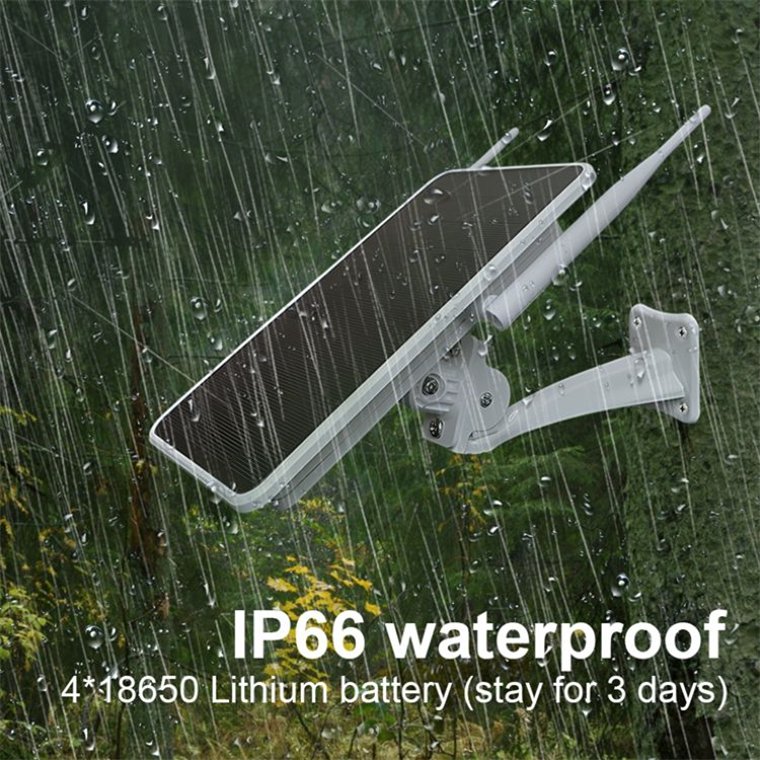 Rscamtom Solar WiFi System for Solar Powered Remote Monitoring Outdoor Waterproof Battery Wireless 4G Router