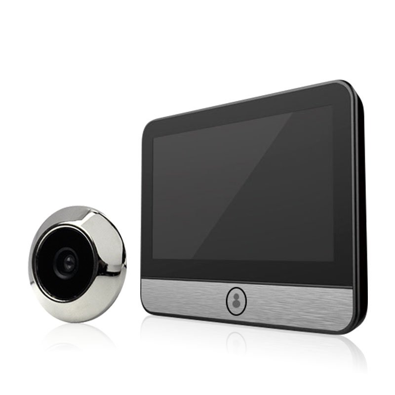 Low Price 4.3 inch WIFI Smart Hidden Door Peephole with Microwave Radar IoT Door Viewer Night Vision