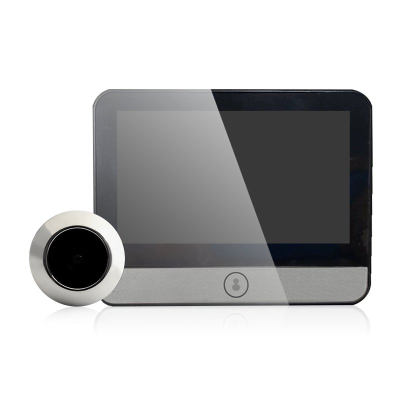 Low Price 4.3 inch WIFI Smart Hidden Door Peephole with Microwave Radar IoT Door Viewer Night Vision