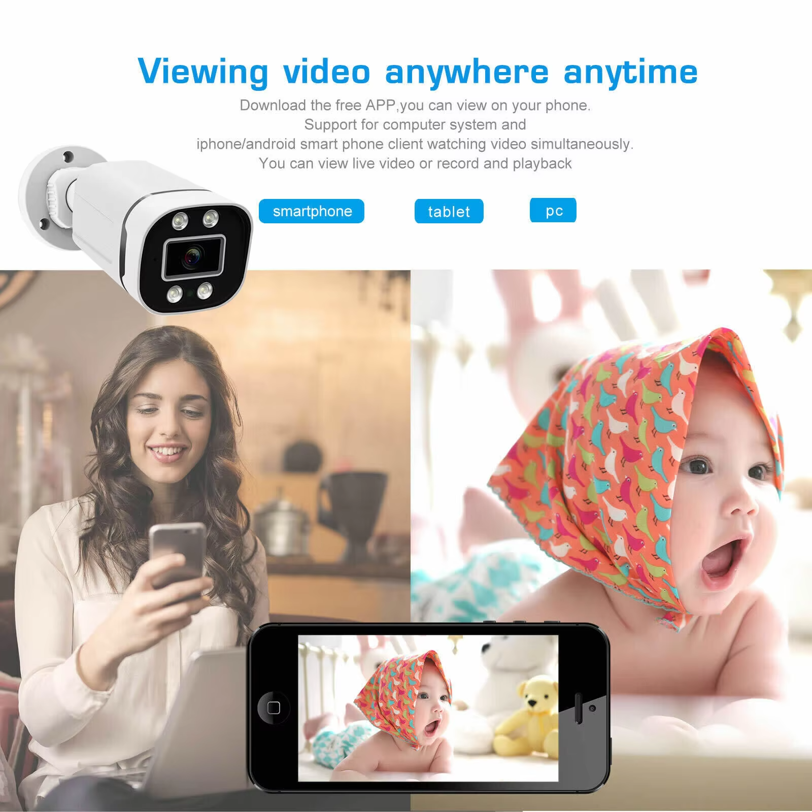 SWGJ 4ch 8ch 5MP poe nvr dvr kit ip security camera set night vision video the best cctv camera system