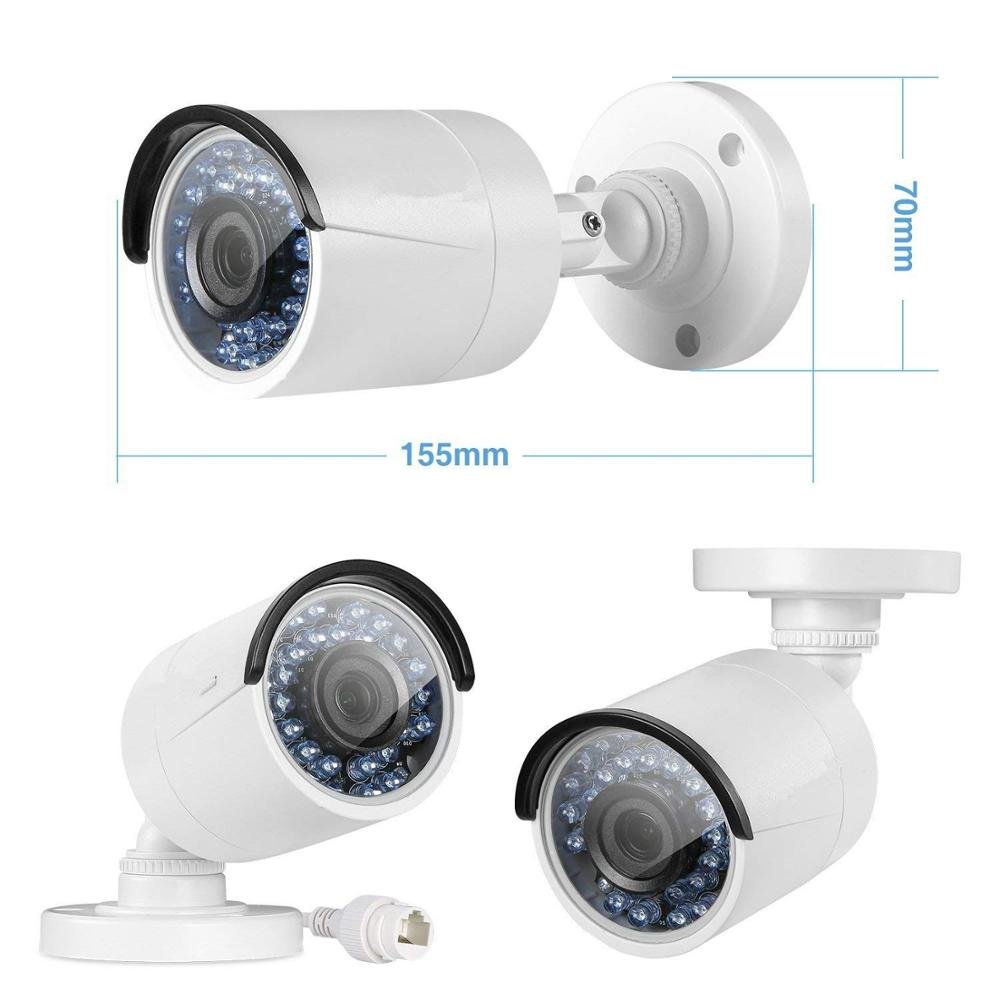 home security surveillance camera system with 4ch ahd camera 1080p 4 channel dvr kit