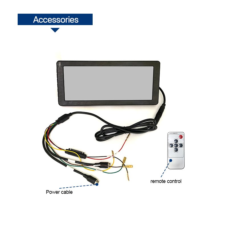 12.3-inch blind spot wide-angle surveillance camera Electronic reverse mirror Reverse bus truck school bus rearview mirror