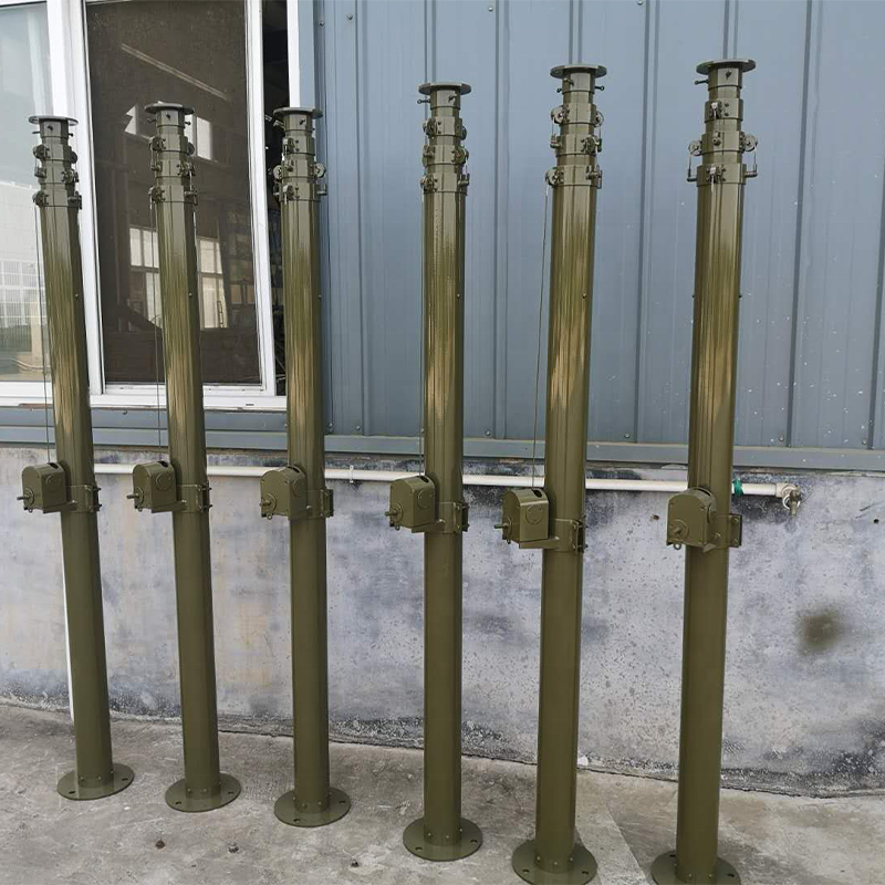 Low Price 3m hand crank up mechanical system aluminum extendable mast
