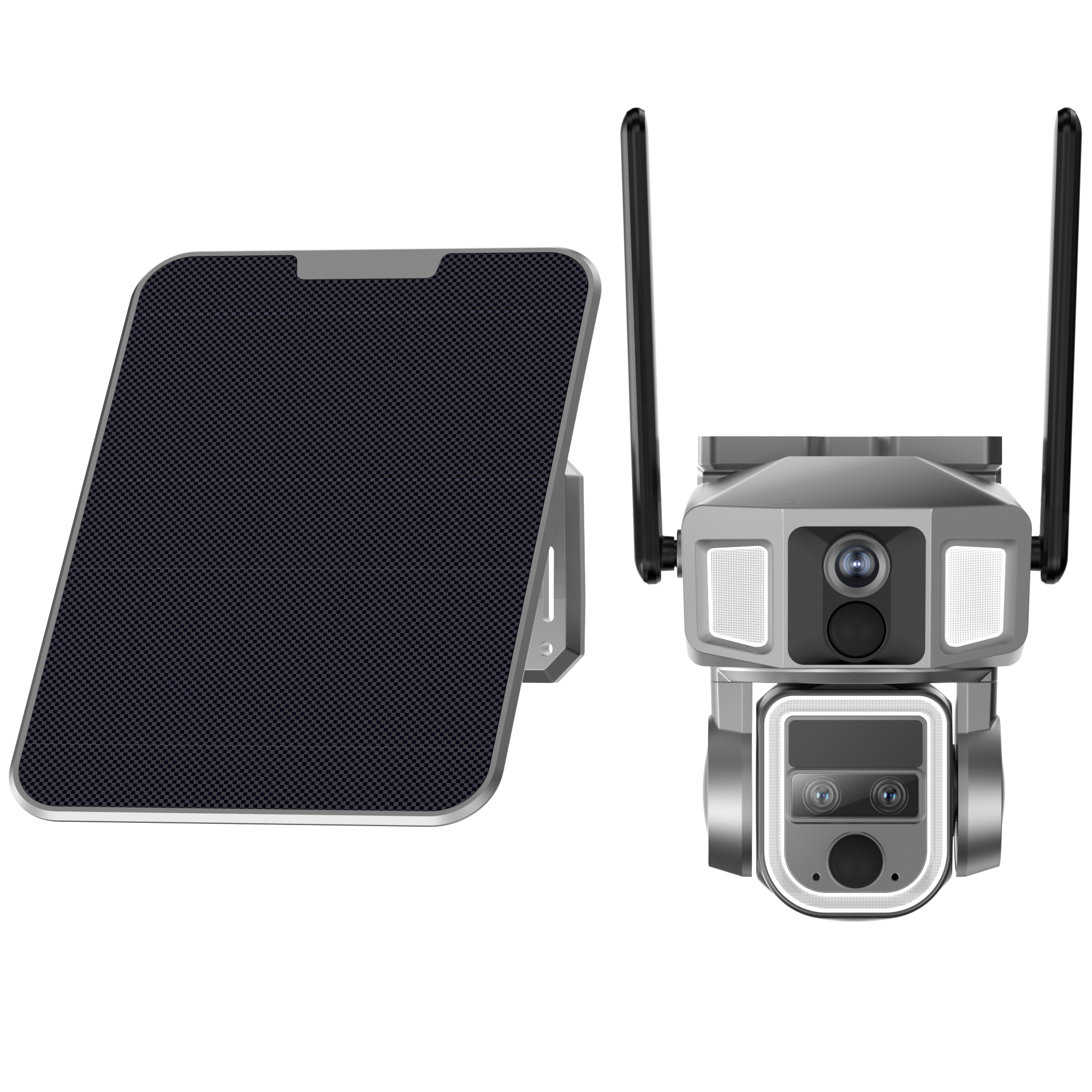 Jortan hot sell new solar 10X 20x ZOOM 4K 4G 12MP Surveillance Camera With Solar Panel Dual Lens OUTDOOR wifi camera