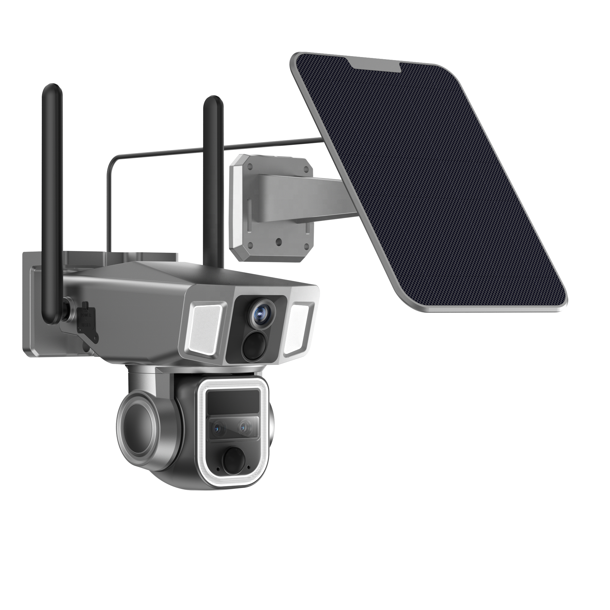 Jortan hot sell new solar 10X 20x ZOOM 4K 4G 12MP Surveillance Camera With Solar Panel Dual Lens OUTDOOR wifi camera