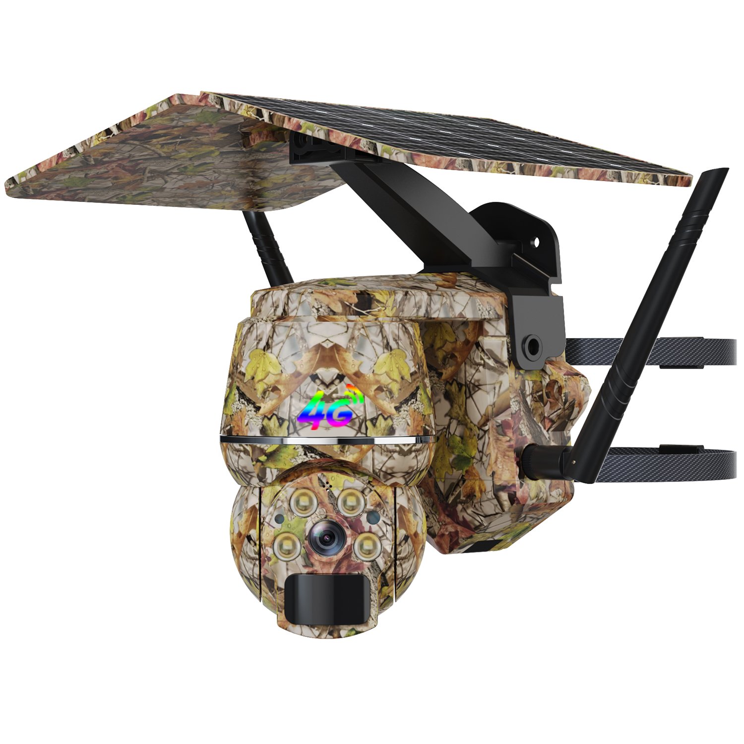 2MP 4MP 4G Mini Camera Camouflage Trail Hunting Network Camera 9600mAh Solar Battery Sim Card Outdoor Cloud SD Card Ubox i-Cam+