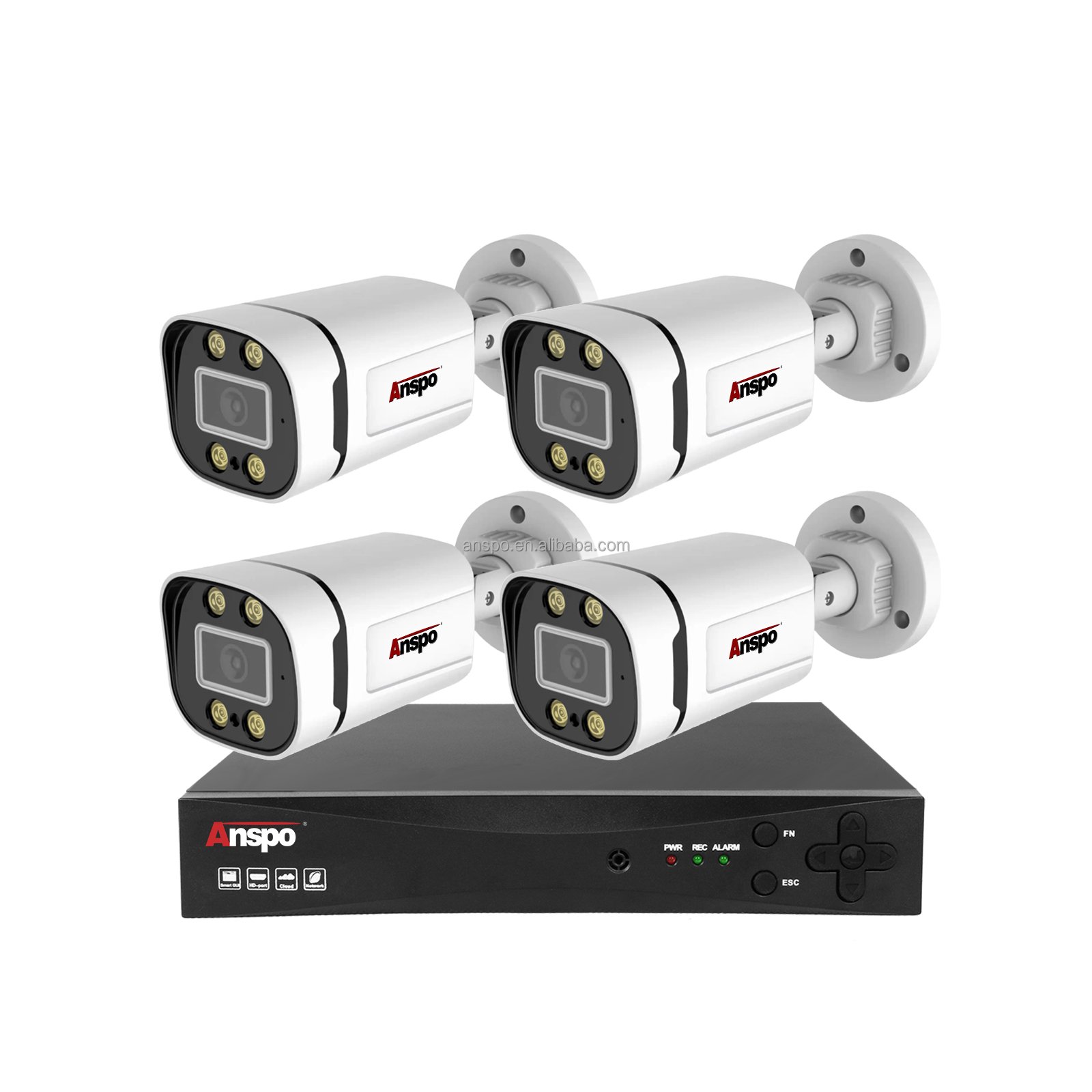CCTV camera security system 2MP AHD Camera 4 channel DVR home security CCTV system 1080P AHD