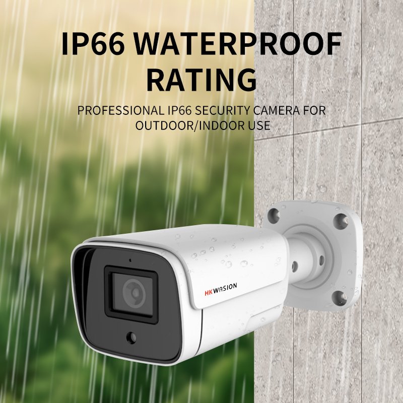 HKWASION 8CH 8mp POE outdoor waterproof IP camera NVR network surveillance system kit Lens 4MM