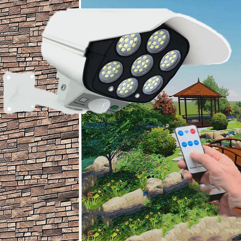 Solar Security Light Without Camera System Wireless Outdoor Wireless imitated Security Surveillance Light