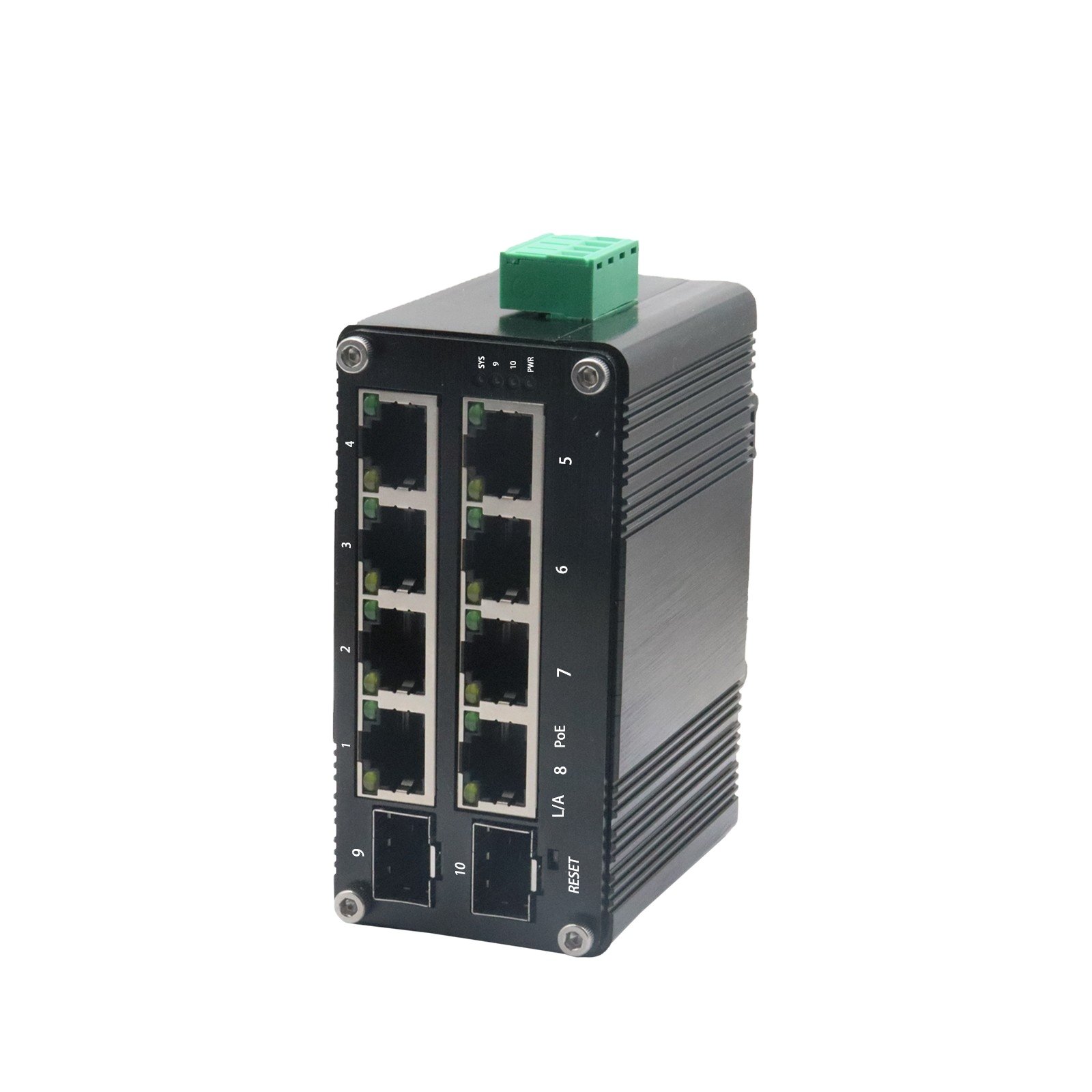 8-Port HighSpeed 10/100/1000 Mbps Splitter Hub Compact & Secure for Home Dorm & Surveillance Needs Gigabit Network Switch