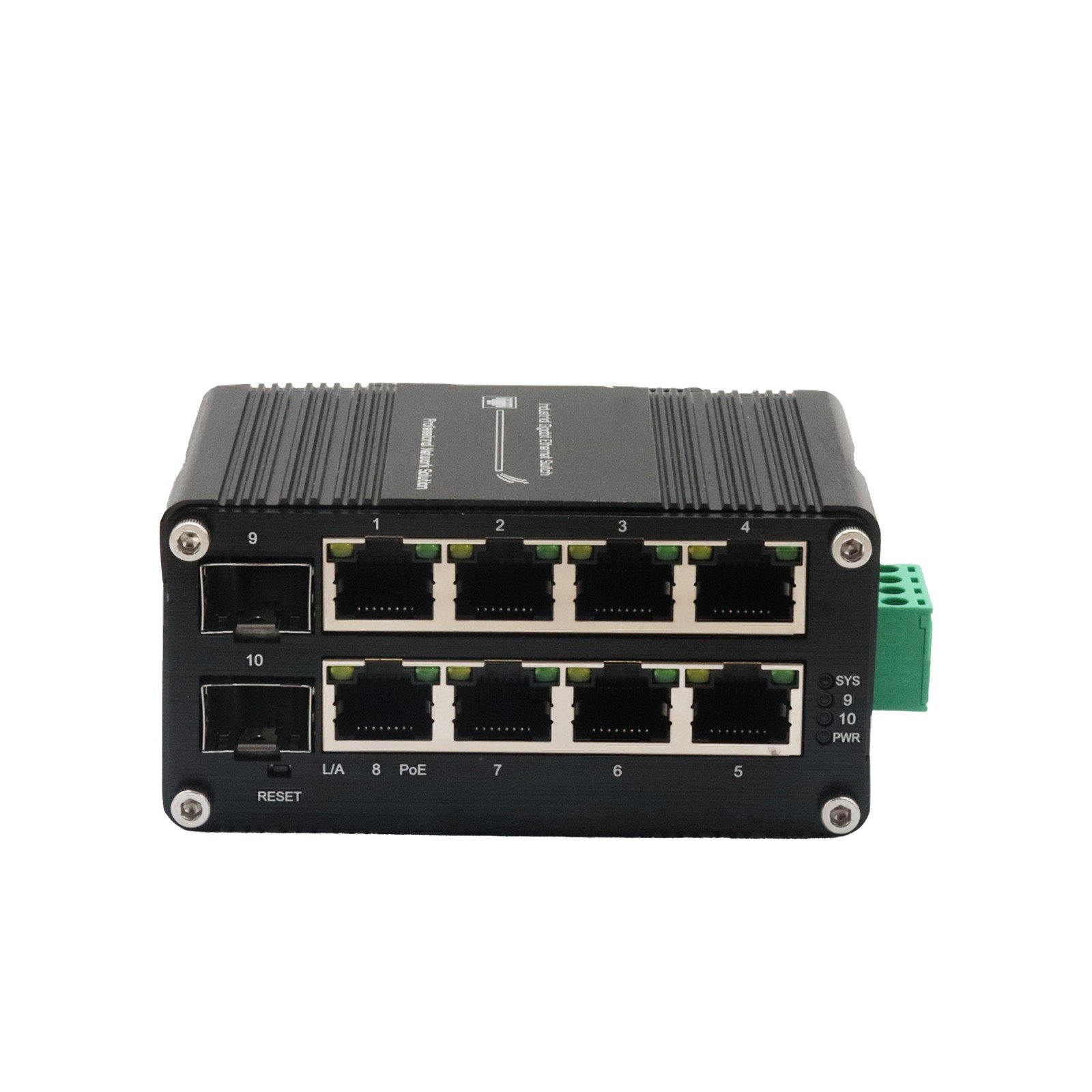 8-Port HighSpeed 10/100/1000 Mbps Splitter Hub Compact & Secure for Home Dorm & Surveillance Needs Gigabit Network Switch