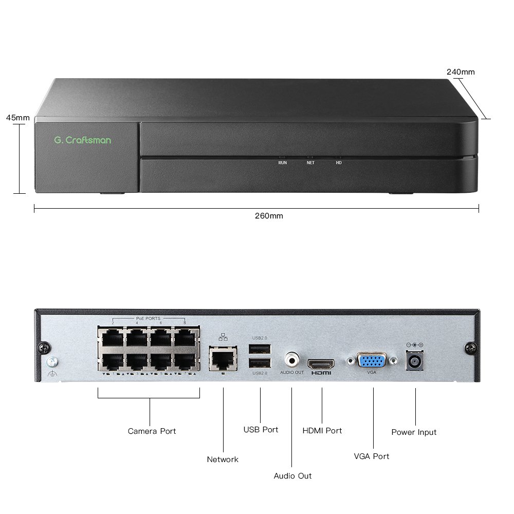 GA-DFD-M8SG-K8 60FPS Fast Frame Real Time RTMP Live Stream Dome CCTV IP Camera Video Surveillance Security NVR System Outdoor