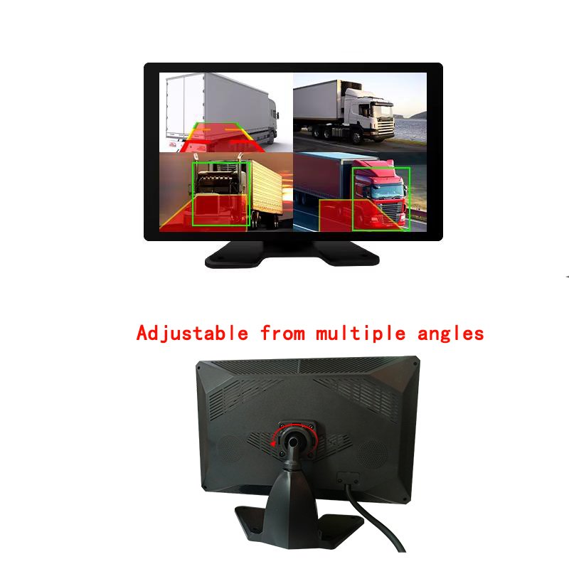 High-Quality waterproof 10.1 inches DC 9-36V driving security camera for truck for Engineering 4k night vision