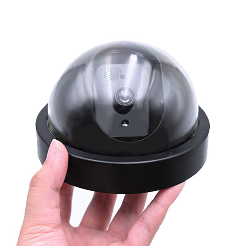 Wireless Fake Security Surveillance System Realistic Look CCTV Home Security Camera with Flashing Red LED Light