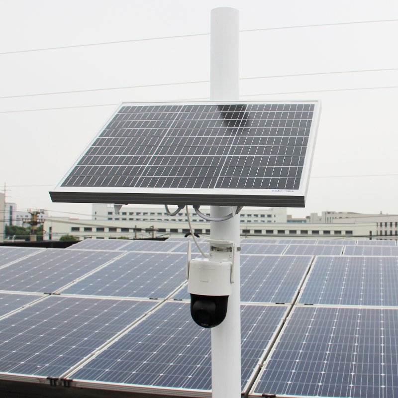 New Arrival Smart 60W 80W 100W Solar Panel System for CCTV 20Ah 40Ah 50Ah Lithium Battery Cctv Camera Monitoring System