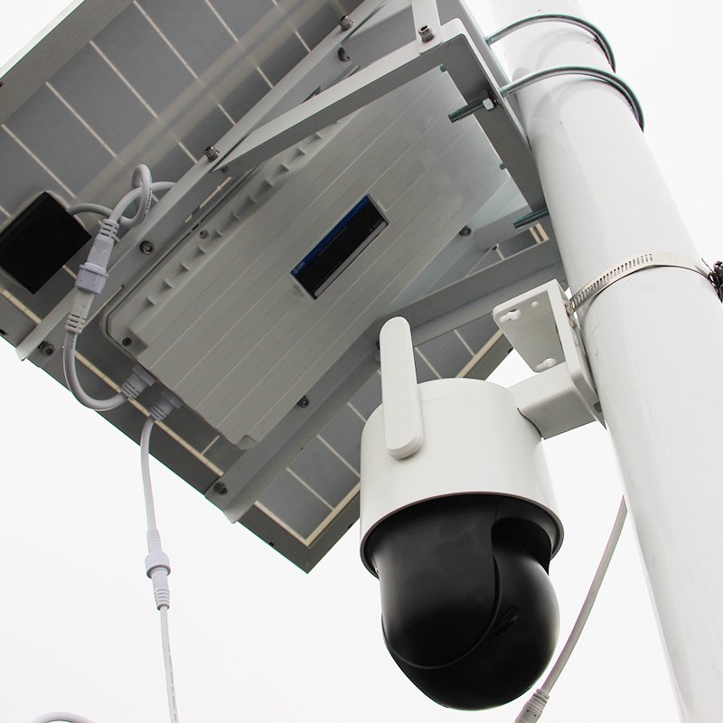 New Arrival Smart 60W 80W 100W Solar Panel System for CCTV 20Ah 40Ah 50Ah Lithium Battery Cctv Camera Monitoring System