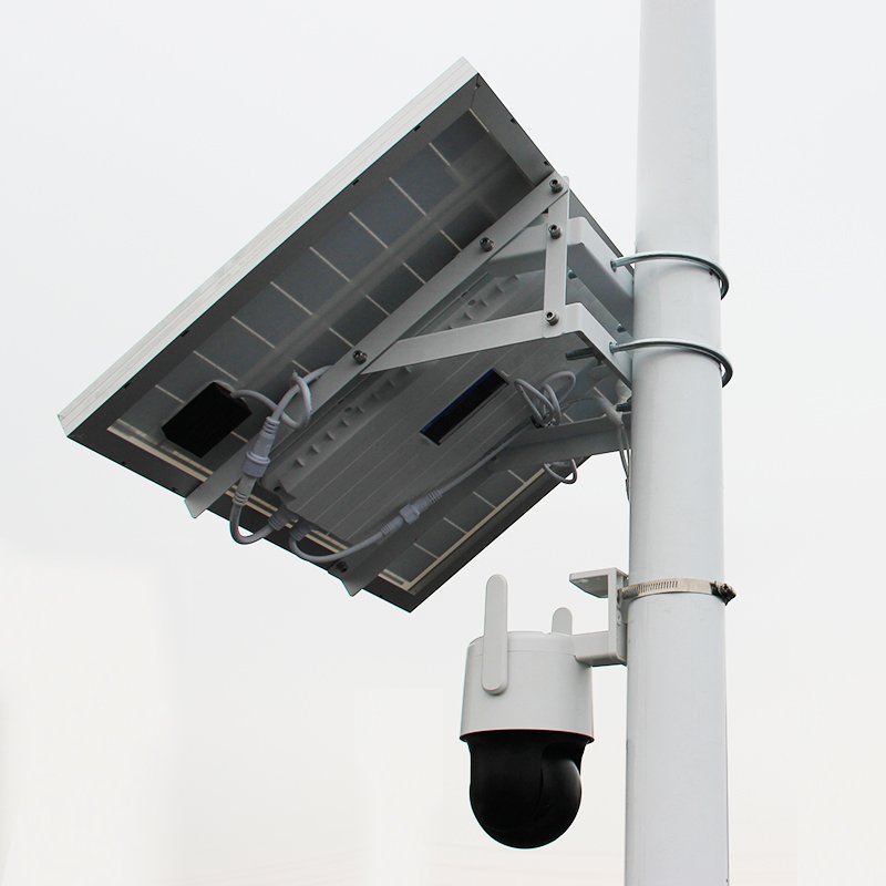 New Arrival Smart 60W 80W 100W Solar Panel System for CCTV 20Ah 40Ah 50Ah Lithium Battery Cctv Camera Monitoring System