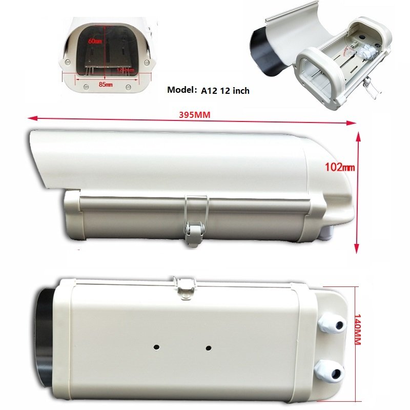 outdoor large Surveillance accessories CCTV Camera housing enclosure camera case waterproof aluminum housing case for camera