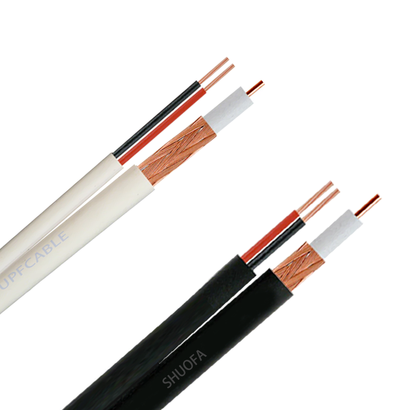 all kinds of Customizable RG59+POWER RG6+POWER cable for monitoring system